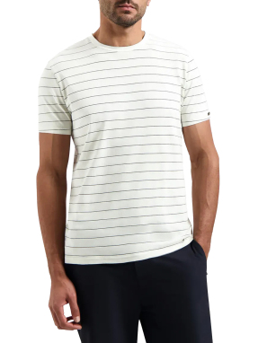 ΑΝΔΡΙΚΟ ΡΙΓΕ T-SHIRT | Εκρού XL