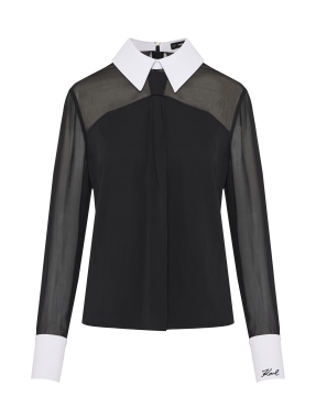 ΓΥΝΑΙΚΕΙΑ ΜΑΚΡΥΜΑΝΙΚΗ ΜΠΛΟΥΖΑ | Μαύρο IT 42