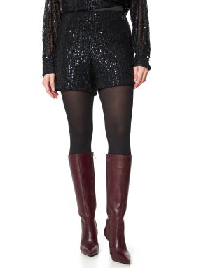 ΓΥΝΑΙΚΕΙΟ SEQUIN ΣΟΡΤΣ | Μαύρο IT 42