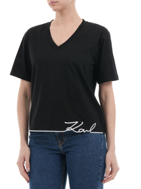 ΓΥΝΑΙΚΕΙΟ T-SHIRT | Μαύρο L