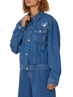 ΓΥΝΑΙΚΕΙΟ DENIM ΜΠΟΥΦΑΝ | Μπλε M