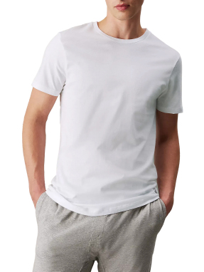 ΑΝΔΡΙΚΟ T-SHIRT ΠΙΤΖΑΜΑ 3ΤΜΧ | Λευκό M