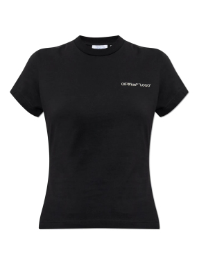 ΓΥΝΑΙΚΕΙΟ T-SHIRT LOGO QUOTE | Μαύρο S