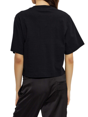 ΓΥΝΑΙΚΕΙΟ T-SHIRT BIG LOGO BOOKISH | Μαύρο S