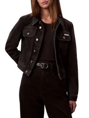 ΓΥΝΑΙΚΕΙΟ DENIM JACKET | Μαύρο M