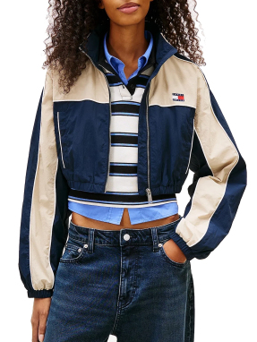 TJW NYLON PIPING JACKET | Μπλε Σκούρο M