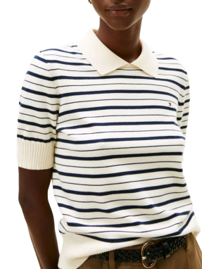 ΓΥΝΑΙΚΕΙΑ POLO ΜΠΛΟΥΖΑ | Ασπρόμαυρο S