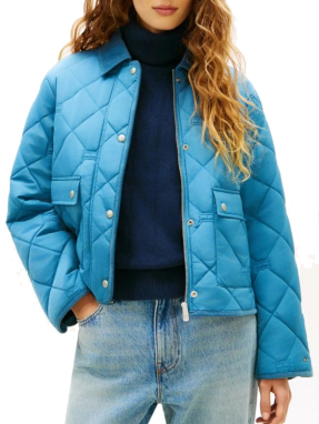 ΓΥΝΑΙΚΕΙΟ ΑΔΙΑΒΡΟΧΟ JACKET | Γαλάζιο M