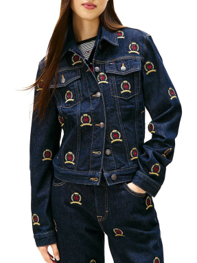 ΓΥΝΑΙΚΕΙΟ TRUCKER JACKET | Μπλε Σκούρο M