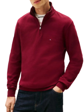 ΑΝΔΡΙΚΟ HALF-ZIP ΠΟΥΛΟΒΕΡ | Μπορντό XXL