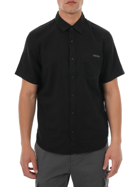 ΑΝΔΡΙΚΟ ΛΙΝΟ ΚΟΝΤΟΜΑΝΙΚΟ ΠΟΥΚΑΜΙΣΟ | Μαύρο M