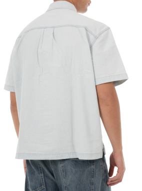 ΑΝΔΡΙΚΟ DENIM ΚΟΝΤΟΜΑΝΙΚΟ ΠΟΥΚΑΜΙΣΟ | Μπλε Ανοιχτό L