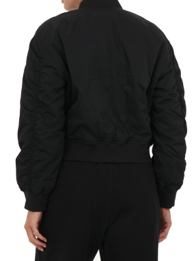 ΓΥΝΑΙΚΕΙΟ BOMBER JACKET | Μαύρο S