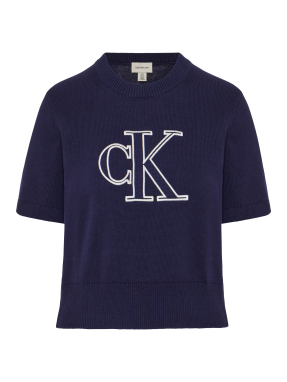 ΓΥΝΑΙΚΕΙΟ ΠΛΕΚΤΟ T-SHIRT | Μπλε Σκούρο XS