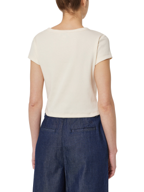 ΓΥΝΑΙΚΕΙΟ T-SHIRT | Εκρού XS