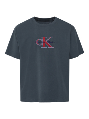 ΑΝΔΡΙΚΟ T-SHIRT ΜΕ ΛΟΓΟΤΥΠΟ | Γκρι Σκούρο M