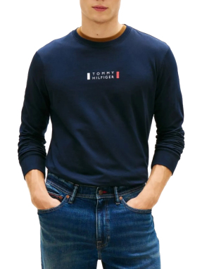 ΑΝΔΡΙΚΗ ΜΑΚΡΥΜΑΝΙΚΗ ΜΠΛΟΥΖΑ | Μπλε Σκούρο M