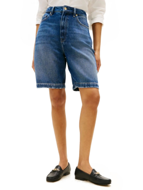 ΓΥΝΑΙΚΕΙΑ DENIM ΒΕΡΜΟΥΔΑ | Μπλε Σκούρο 30