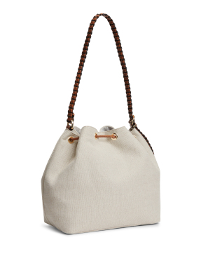 ΓΥΝΑΙΚΕΙΑ ΤΣΑΝΤΑ ΩΜΟΥ SUMMER BUCKET | Μπεζ