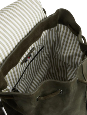 TH SOFT SUEDE BACKPACK | Χακί