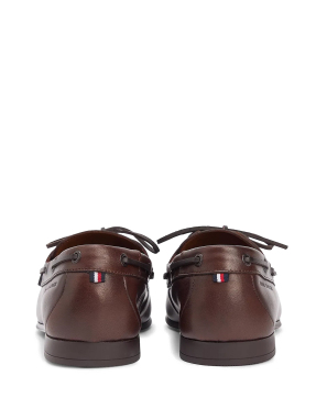 ΑΝΔΡΙΚΑ ΔΕΡΜΑΤΙΝΑ BOAT SHOES | Καφέ 44