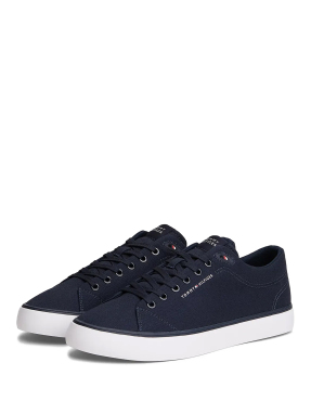 ΑΝΔΡΙΚΑ SNEAKERS ΑΠΟ ΚΑΜΒΑ | Μπλε Σκούρο 44