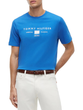ΑΝΔΡΙΚΟ T-SHIRT ΜΕ ΛΟΓΟΤΥΠΟ | Μπλε M