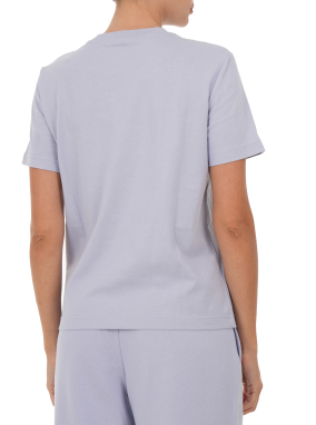 ΓΥΝΑΙΚΕΙΟ T-SHIRT ΜΕ ΛΟΓΟΤΥΠΟ | Λιλά M