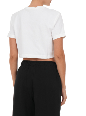 ΓΥΝΑΙΚΕΙΟ T-SHIRT ΡΥΘΜΙΖΟΜΕΝΟ ΤΕΛΕΙΩΜΑ | Λευκό S