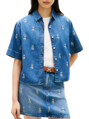 ΓΥΝΑΙΚΕΙΟ DENIM ΠΟΥΚΑΜΙΣΟ | Μπλε S