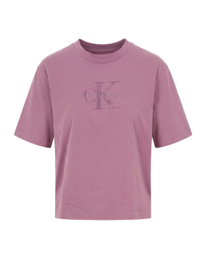 ΓΥΝΑΙΚΕΙΟ T-SHIRT ΜΕ ΛΟΓΟΤΥΠΟ | Ροζ Σκούρο XS