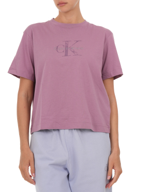 ΓΥΝΑΙΚΕΙΟ T-SHIRT ΜΕ ΛΟΓΟΤΥΠΟ | Ροζ Σκούρο XS