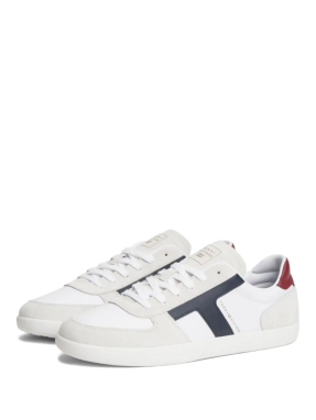 ΑΝΔΡΙΚΑ ΔΕΡΜΑΤΙΝΑ SNEAKERS | Λευκό 44