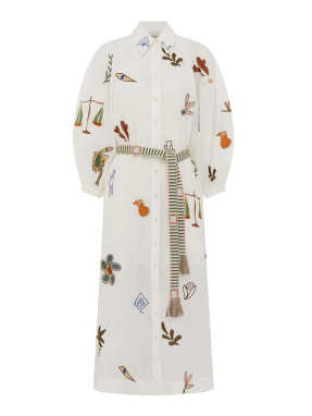 ΜΑΞΙ ΦΟΡΕΜΑ MINA | Λευκό UK 8