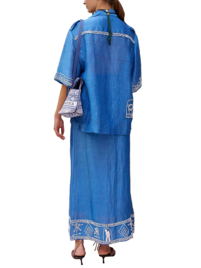 ΓΥΝΑΙΚΕΙΟ ΚΟΝΤΟΜΑΝΙΚΟ ΠΟΥΚΑΜΙΣΟ | Μπλε S