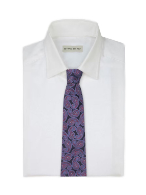 ΑΝΔΡΙΚΗ ΜΕΤΑΞΩΤΗ ΓΡΑΒΑΤΑ | Μωβ ONE SIZE