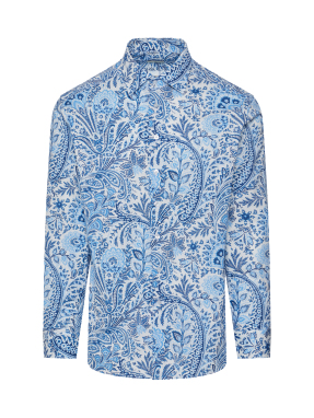 ROMA 8 P.C. SHIRT X0800-PRINT ON WHITE B | Μπλε EU 41