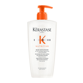 NUTRITIVE BAIN SATIN RICHE ΣΑΜΠΟΥΑΝ ΜΕ ΘΡΕΠΤΙΚΑ ΣΥΣΤΑΤΙΚΑ ΓΙΑ ΠΟΛΥ ΞΗΡΑ ΜΑΛΛΙΑ | 500ml