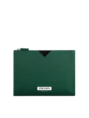 PRADA GREEN MEN'S POUCH