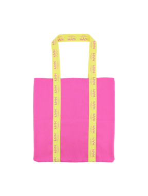 NYX PROFESSIONAL MAKE UP PINK YELLOW TOTE BAG