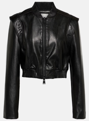 SIMKHAI DOREEN VEGAN LEATHER JACKET