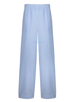 WOERA SLIT CUFF PANT STRIPE