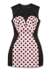 ΜΙΝΙ ΦΟΡΕΜΑ SEAMED UP DOTS SATIN DRESS 0