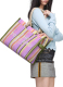 ΓΥΝΑΙΚΕΙΑ ΤΣΑΝΤΑ ΩΜΟΥ THE STRIPE MESH LARGE TOTE 3