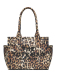 ΓΥΝΑΙΚΕΙΑ ΤΣΑΝΤΑ ΩΜΟΥ MEDIUM TOTE BAG IN LEOPARD PUFFY NYLON 0