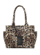 ΓΥΝΑΙΚΕΙΑ ΤΣΑΝΤΑ ΩΜΟΥ MEDIUM TOTE BAG IN LEOPARD PUFFY NYLON 1