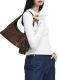 ΓΥΝΑΙΚΕΙΑ ΤΣΑΝΤΑ ΩΜΟΥ SMALL BELTED SACK BAG IN SUEDE 3