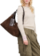 ΓΥΝΑΙΚΕΙΑ ΤΣΑΝΤΑ ΩΜΟΥ BELTED SACK BAG IN SUEDE 3