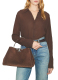 ΓΥΝΑΙΚΕΙΑ ΤΣΑΝΤΑ ΧΕΙΡΟΣ ELEANOR SUEDE SATCHEL 2