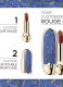 ROUGE G BLOOMING DENIM THE DOUBLE MIRROR JEWEL CASE - LIMITED EDITION THE CUSTOMISABLE ULTRA-CARE LIPSTICK 1